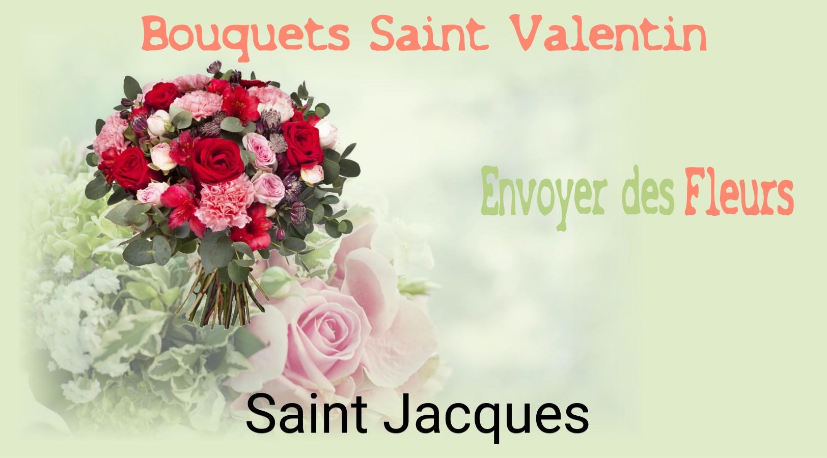 Roses de Saint-Valentin livrées à Saint-Jacques
